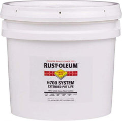 Rust-Oleum - 2 Gal Pail Clear Epoxy Floor Coating - 100 Sq Ft/Gal Coverage, <100 g/L g/L VOC Content, Low Odor & Low VOC - A1 Tooling