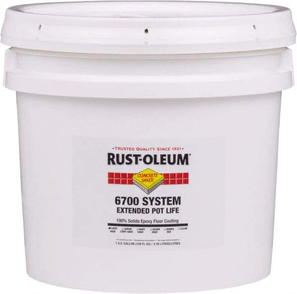 Rust-Oleum - 2 Gal Pail Navy Gray Epoxy Floor Coating - 100 Sq Ft/Gal Coverage, <100 g/L g/L VOC Content, Low Odor & Low VOC - A1 Tooling