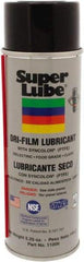 Synco Chemical - 5.25 oz Aerosol Can Dry Film Lubricant - White, -40°F to 500°F, Food Grade - A1 Tooling