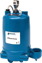 Goulds Pumps - 1 hp, 575 Amp Rating, 575 Volts, Single Speed Continuous Duty Operation, Effluent Pump - 3 Phase, Cast Iron Housing - A1 Tooling