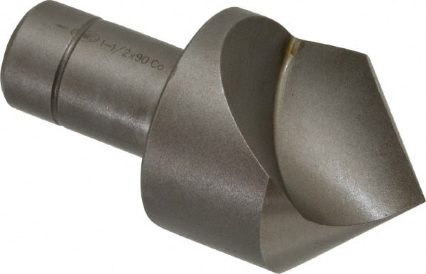 Keo - 1-1/2" Head Diam, 3/4" Shank Diam, 1 Flute 90° Cobalt Countersink - A1 Tooling