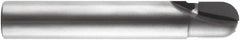 RobbJack - 1/8" Diam, 1/8" Shank Diam, 1/4" Length of Cut, 2 Flute Ball End Straight Router Bit - 1-1/2" Overall Length, Right Hand Cut, Solid Carbide - A1 Tooling