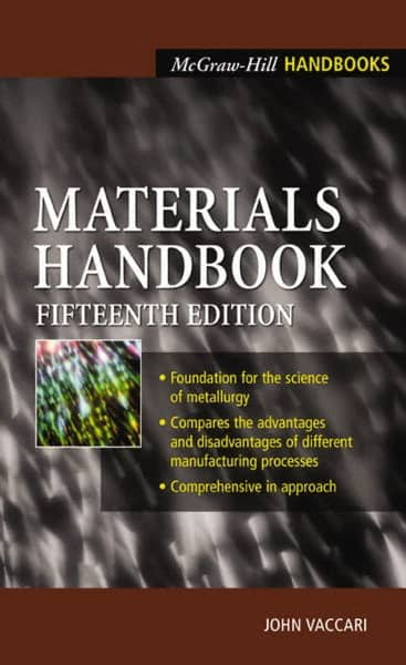 McGraw-Hill - MATERIALS HANDBOOK - by John Vaccari, McGraw-Hill, 2002 - A1 Tooling