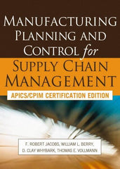 McGraw-Hill - MANUFACTURING PLANNING AND CONTROL FOR SUPPLY CHAIN MANAGEMENT Handbook, 1st Edition - by F. Robert Jacobs, D. Clay Whybark, William Berry & Thomas Vollmann, McGraw-Hill, 2011 - A1 Tooling