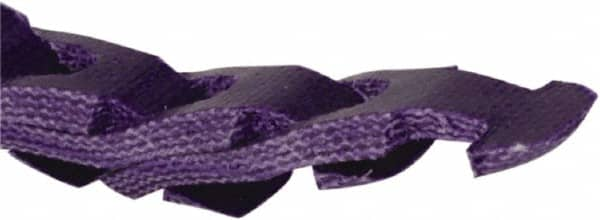 Fenner Drives - Section Round, 3/8" Diam, Adjustable Replacement Belt - Polyester/Polyurethane Composite, Purple, Link Style Round Belt - A1 Tooling