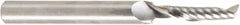 Amana Tool - 3/16" Cutting Diam x 7/8" Length of Cut, 1 Flute, Upcut Spiral Router Bit - Uncoated, Right Hand Cut, Solid Carbide, 2-1/2" OAL x 1/4" Shank Diam, 30° Helix Angle - A1 Tooling