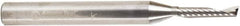 Amana Tool - 1/8" Cutting Diam x 5/8" Length of Cut, 1 Flute, Upcut Spiral Router Bit - Uncoated, Right Hand Cut, Solid Carbide, 2-1/2" OAL x 1/4" Shank Diam, 20° Helix Angle - A1 Tooling