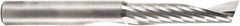 Amana Tool - 3/8" Cutting Diam x 1-5/8" Length of Cut, 1 Flute, Upcut Spiral Router Bit - Uncoated, Right Hand Cut, Solid Carbide, 3-1/2" OAL x 3/8" Shank Diam, 30° Helix Angle - A1 Tooling