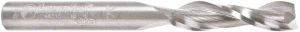 Amana Tool - 1/4" Cutting Diam x 1" Length of Cut, 2 Flute, Upcut Spiral Router Bit - Uncoated, Right Hand Cut, Solid Carbide, 2-1/2" OAL x 1/4" Shank Diam, Flute, 30° Helix Angle - A1 Tooling