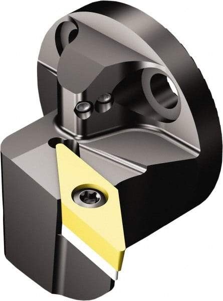 Sandvik Coromant - Right Hand Cut, Size 40, VBMT 160408 Insert Compatiblity, Internal Modular Turning & Profiling Cutting Unit Head - 27mm Ctr to Cutting Edge, 32mm Head Length, Through Coolant, Series CoroTurn 107 - A1 Tooling