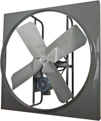 Americraft - 48" Blade, Belt Drive, 3/4 hp, 17,000 CFM, TEFC Exhaust Fan - 2.8/1.4 Amp, 230/460 Volt, Three Phase - A1 Tooling