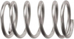 Associated Spring Raymond - 18.3mm OD, 2.06mm Wire, 1-1/4" Free Length, Compression Spring - 46.56 Lb Spring Rating, 88.87 N Max Work Load, Stainless Steel - A1 Tooling