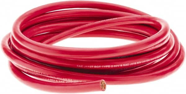 EastPenn - 2/0 Gauge Top Post Cable - Red, 25" Long - A1 Tooling