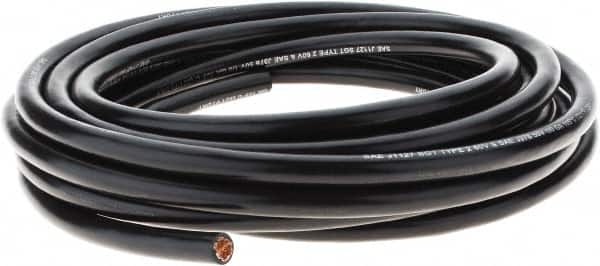 EastPenn - 1/0 Gauge Top Post Cable - Black, 25" Long - A1 Tooling