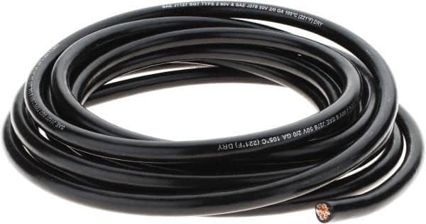 EastPenn - 2/0 Gauge Top Post Cable - Black, 25" Long - A1 Tooling