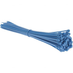 Value Collection - 15.2" Long Blue Nylon Standard Cable Tie - 50 Lb Tensile Strength, 114mm Max Bundle Diam - A1 Tooling