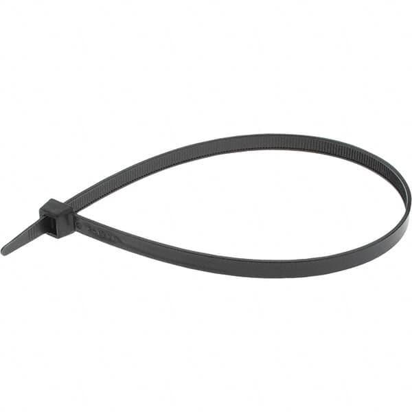 Value Collection - 14-1/2" Long Black Nylon Standard Cable Tie - 120 Lb Tensile Strength, 106mm Max Bundle Diam - A1 Tooling