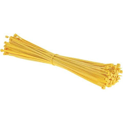 Value Collection - 15.2" Long Yellow Nylon Standard Cable Tie - 50 Lb Tensile Strength, 114mm Max Bundle Diam - A1 Tooling