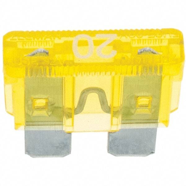 Value Collection - 20 Amp, Automotive Fuse - Yellow - A1 Tooling