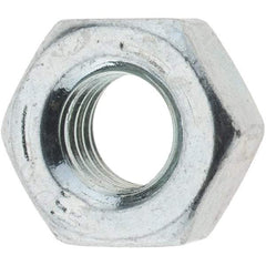 Value Collection - 1/4-28 UN Steel Right Hand Hex Nut - 7/16" Across Flats, 7/32" High, Zinc Clear Finish - A1 Tooling