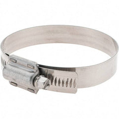 Made in USA - 2-3/4 to 3-5/8" Diam, Stainless Steel High Torque Worm Drive Clamp - A1 Tooling