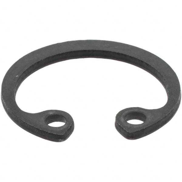 Made in USA - 1mm Thick, Plain Finish, Spring Steel Snap Internal Retaining Ring - 15.7mm Groove Diam - A1 Tooling