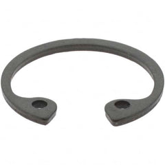 Made in USA - 0.035" Thick, Plain Finish, Spring Steel Snap Internal Retaining Ring - 0.596" Groove Diam - A1 Tooling