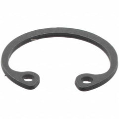 Made in USA - 0.025" Thick, Plain Finish, Spring Steel Snap Internal Retaining Ring - 0.461" Groove Diam - A1 Tooling