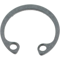 Made in USA - 0.025" Thick, Plain Finish, Spring Steel Snap Internal Retaining Ring - 0.397" Groove Diam - A1 Tooling