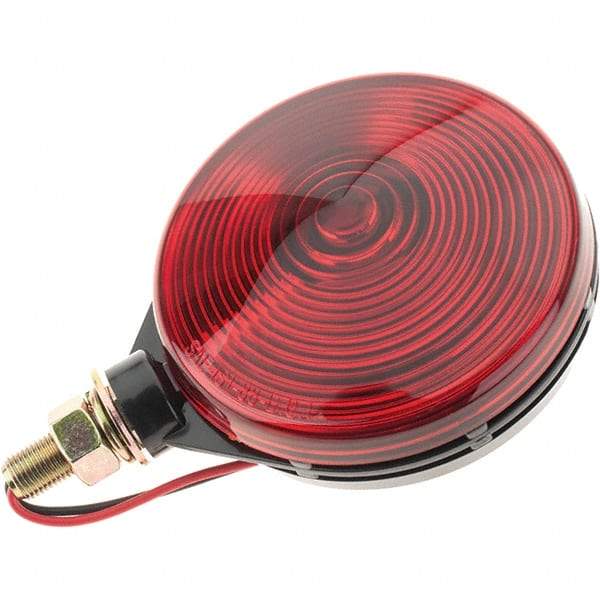 Value Collection - 4-5/16" Long, 2.4/0.49 Amp, Red Stop, Turn & Tail Light - 12.8 VDC - A1 Tooling