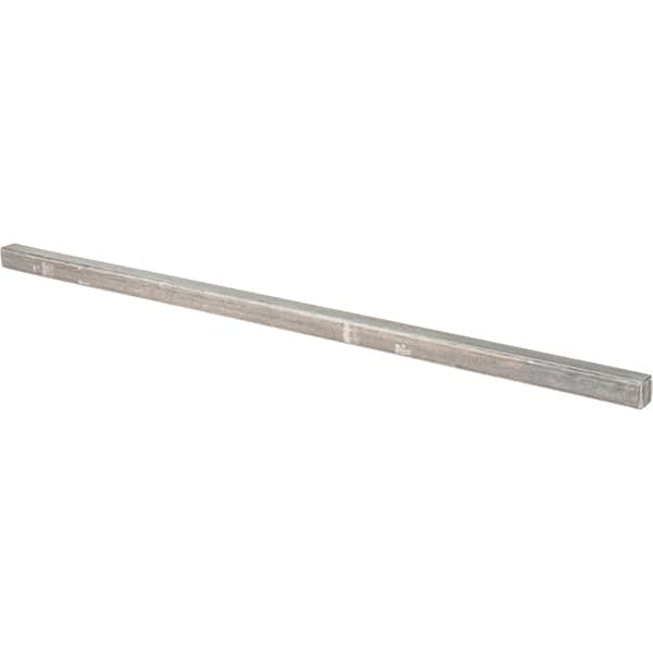 Value Collection - 12" Long x 3/8" High x 3/8" Wide, Plain Steel Oversized Key Stock - Cold Drawn Steel - A1 Tooling