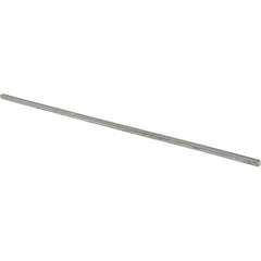 Value Collection - 12" Long x 3/16" High x 3/16" Wide, Plain Steel Undersized Key Stock - Cold Drawn Steel - A1 Tooling