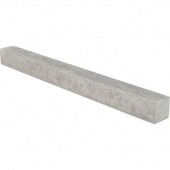 Value Collection - 12" Long x 1" High x 1" Wide, Plain Steel Undersized Key Stock - Cold Drawn Steel - A1 Tooling