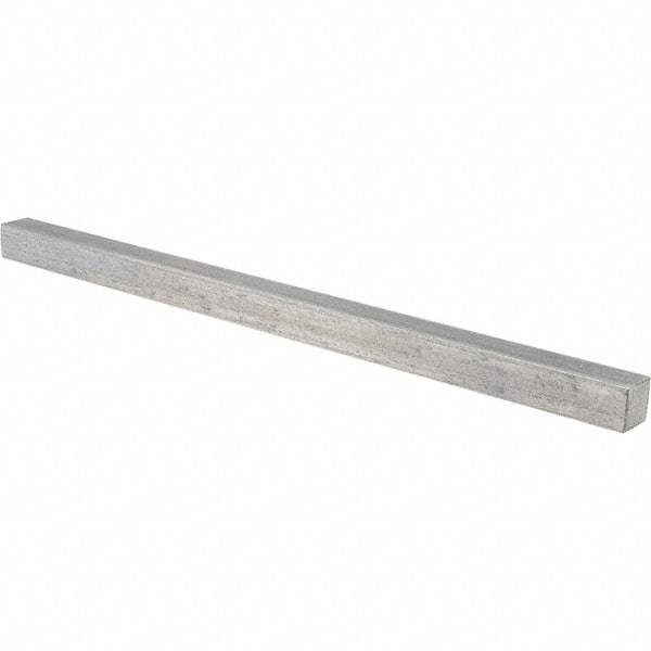 Value Collection - 12" Long x 5/8" High x 5/8" Wide, Plain Steel Undersized Key Stock - Cold Drawn Steel - A1 Tooling