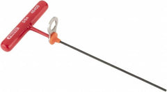 Proto - 5/64" Hex, Tethered T-Handle Cushion Grip, Hex Key - 6" OAL, Alloy Steel, Inch System of Measurement - A1 Tooling