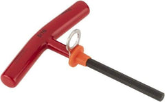 Proto - 5/16" Hex, Tethered T-Handle Cushion Grip, Hex Key - 6" OAL, Alloy Steel, Inch System of Measurement - A1 Tooling