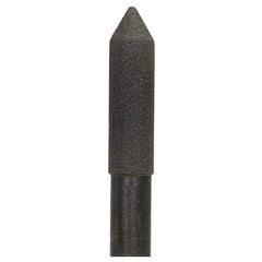 1/2″ × 2″ 1/2″ Spindle Center Lap Mounted Point 80 Grit Aluminum Oxide - A1 Tooling