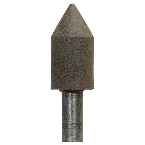 1″ × 2″ 1/2″ Spindle Center Lap Mounted Point 80 Grit Aluminum Oxide - A1 Tooling