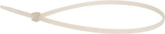 Value Collection - 11.0236" Long Natural (Color) Nylon Standard Cable Tie - 40 Lb Tensile Strength - A1 Tooling