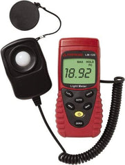 Amprobe - 9 Volt Battery, 20 to 20,000 FC, LCD Display, Silicone Photodiode Light Meter - 3 Accuracy, Compatible with All Visible Light Lighting, Built In Memory - A1 Tooling