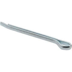 Bee Leitzke - 7/64" Diam x 1-1/2" Long Hammerlock Cotter Pin - Grade 2, Zinc-Plated, Steel - A1 Tooling