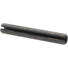 Bee Leitzke - 7/32" Diam x 1-1/2" Long Slotted Spring Pin - Grade 1070-1090 Alloy Steel, Uncoated - A1 Tooling