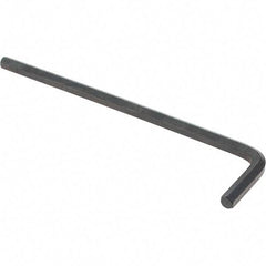 Value Collection - 3/16" Hex, Long Arm, Hex Key - 4-13/32" OAL, Alloy Steel, Inch System of Measurement - A1 Tooling