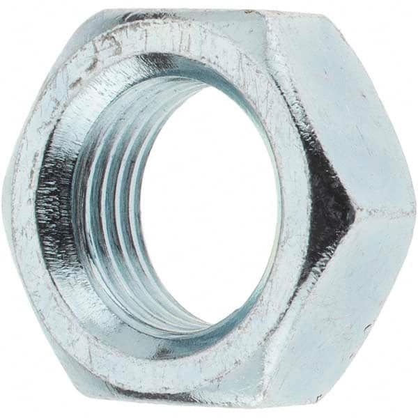 Value Collection - 5/8-18 UNF Steel Right Hand Hex Jam Nut - 15/16" Across Flats, 3/8" High, Uncoated - A1 Tooling