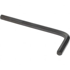 Value Collection - 3/16" Hex, Short Arm, Hex Key - 2-21/32" OAL, Alloy Steel, Inch System of Measurement - A1 Tooling