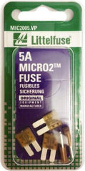 Littelfuse - 5 Amp, 32 VDC, Automotive Fuse - 9.1" Long, Tan, Littlefuse 327005 - A1 Tooling