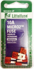 Littelfuse - 10 Amp, 32 VDC, Automotive Fuse - 9.1" Long, Red, Littlefuse 327010 - A1 Tooling