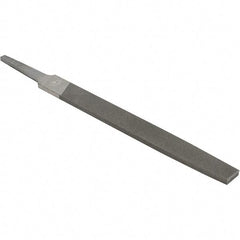 Value Collection - 6" Long, Smooth Cut, Flat American-Pattern File - Double Cut, 5/32" Overall Thickness - A1 Tooling