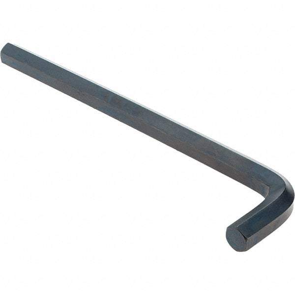 Value Collection - 1/2" Hex, Long Arm, Hex Key - 8-5/32" OAL, Alloy Steel, Inch System of Measurement - A1 Tooling