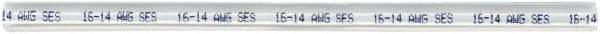 Value Collection - 6" Long, 2.5:1, Ionic Polymer Heat Shrink Electrical Tubing - Clear - A1 Tooling